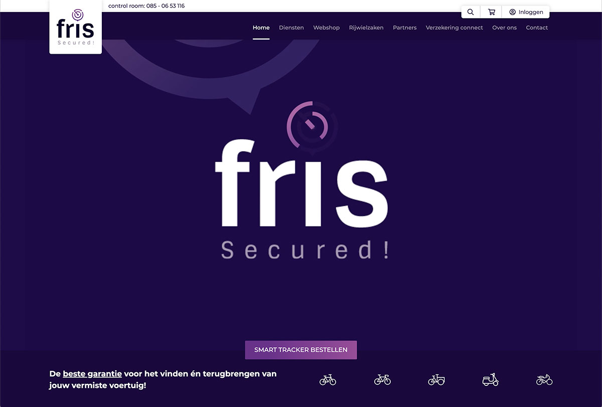 Fris Nederland Maatwerk website design & Wilje Online